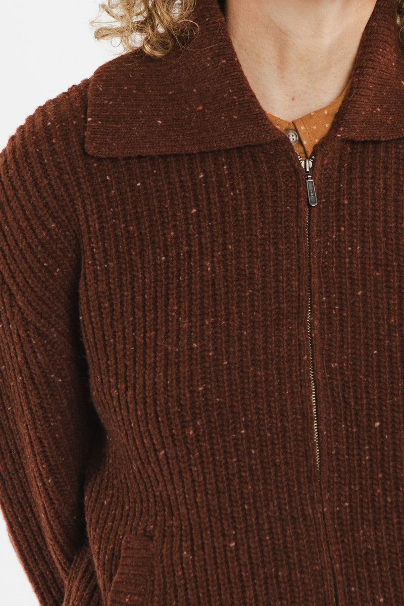 Irwin Cardigan / Burnt Umber