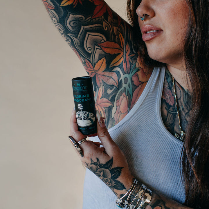 Pilgrim's® Blue Cyprus and Coconut Deodorant
