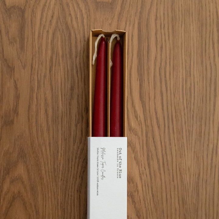 Melissa Taper Beeswax Candles