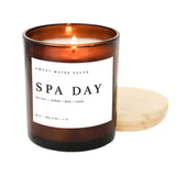 Spa Day Soy Candle - Amber Jar - 11 oz