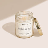 Farmhouse Soy Candle - Clear Jar - 9 oz