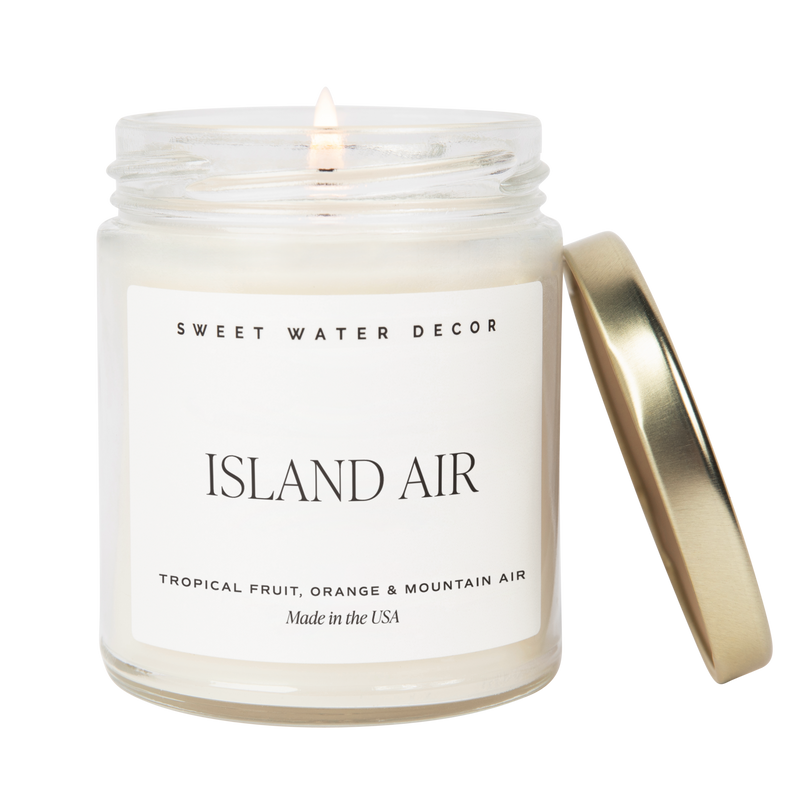 Island Air Soy Candle - Clear Jar - 9 oz