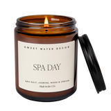 Spa Day Soy Candle - Amber Jar - 9 oz