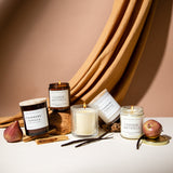Cashmere and Vanilla Soy Candle - Clear Jar - 9 oz