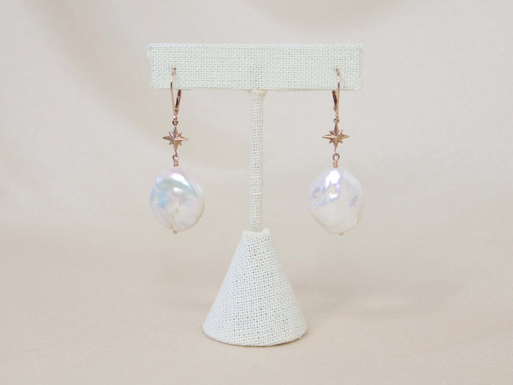 Celestial Baroque Pearl Earrings