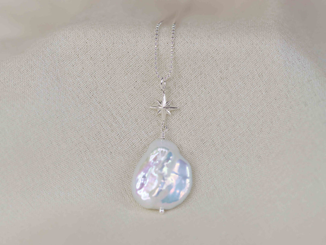 Celestial Baroque Pearl Necklace
