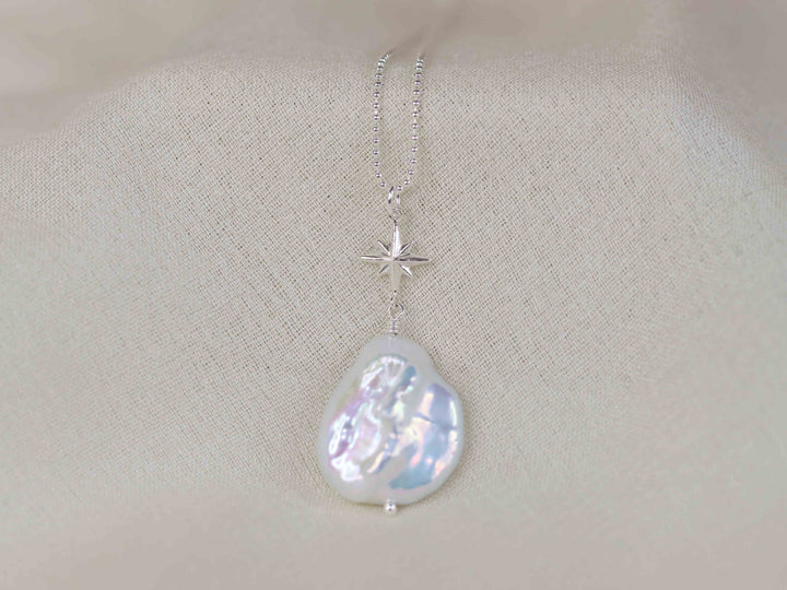 Celestial Baroque Pearl Necklace