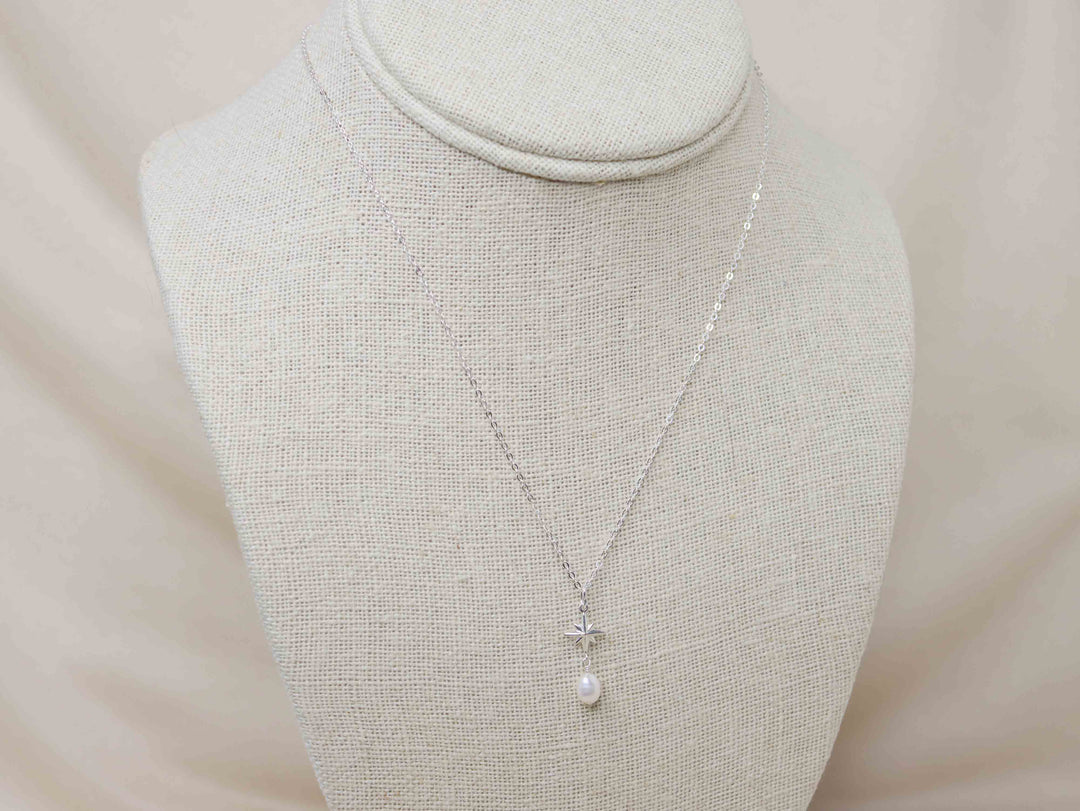 Celestial Pearl Pendant Necklace