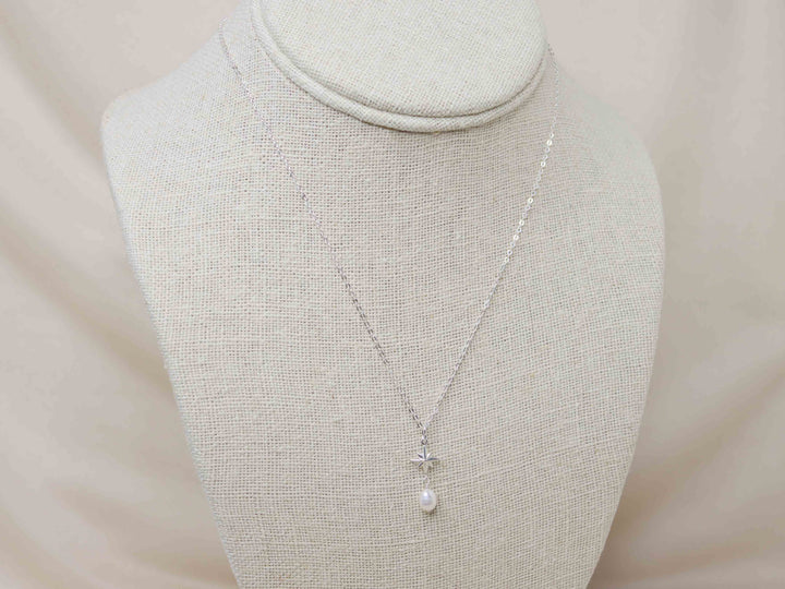 Celestial Pearl Pendant Necklace