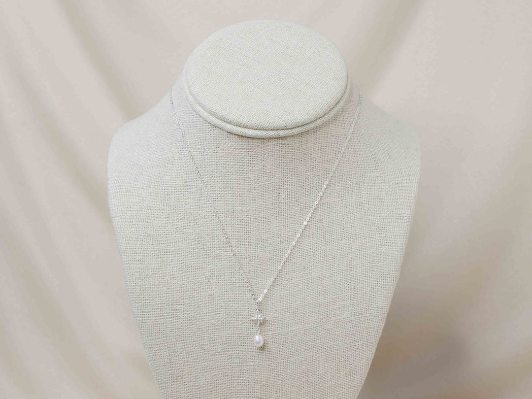 Celestial Pearl Pendant Necklace