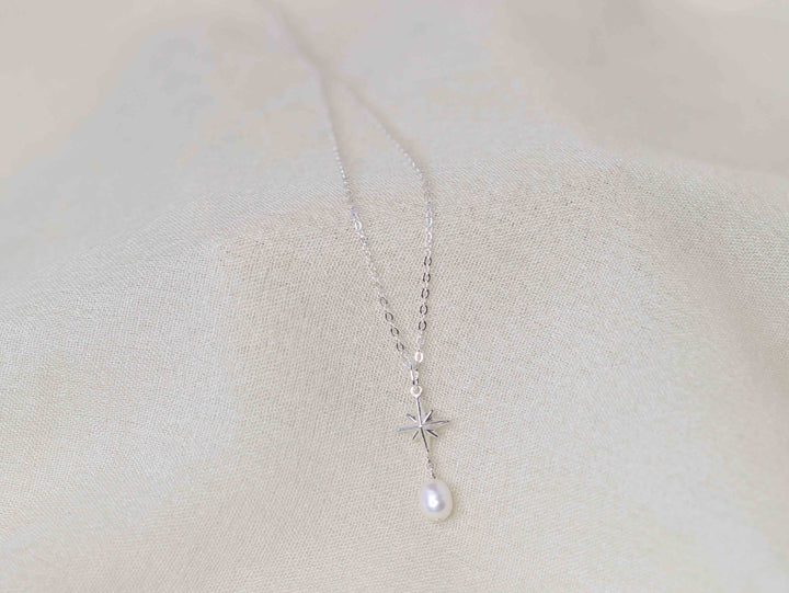 Celestial Pearl Pendant Necklace