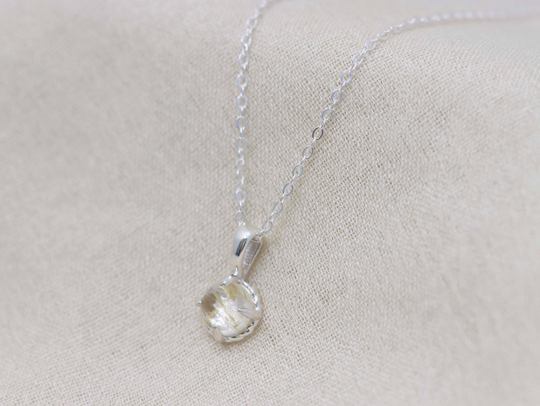 Circe Pendant - Golden Rutilated Quartz