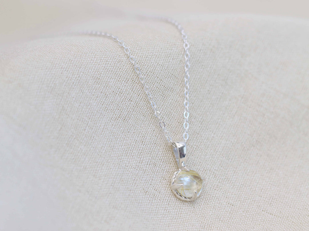 Circe Pendant - Golden Rutilated Quartz