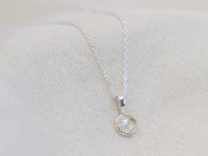 Circe Pendant - Golden Rutilated Quartz
