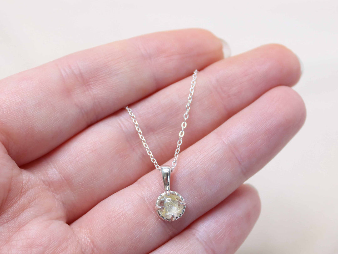 Circe Pendant - Golden Rutilated Quartz