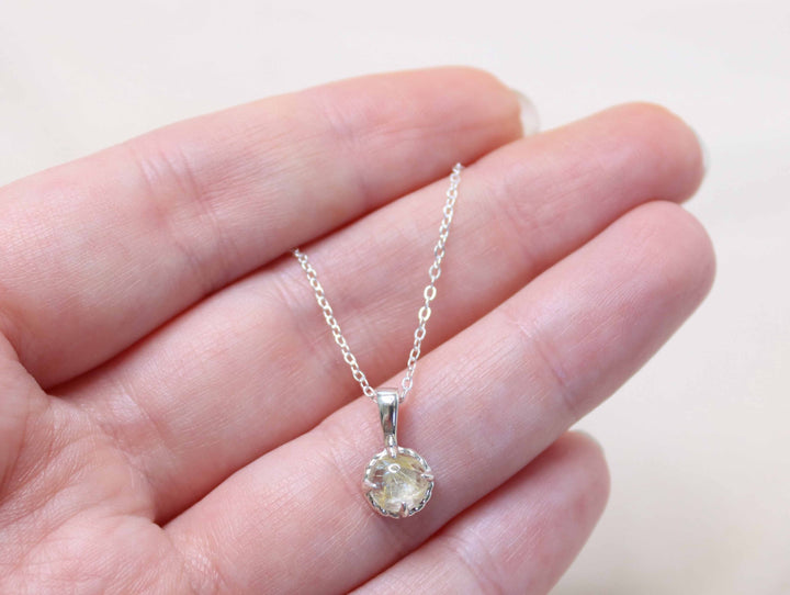 Circe Pendant - Golden Rutilated Quartz