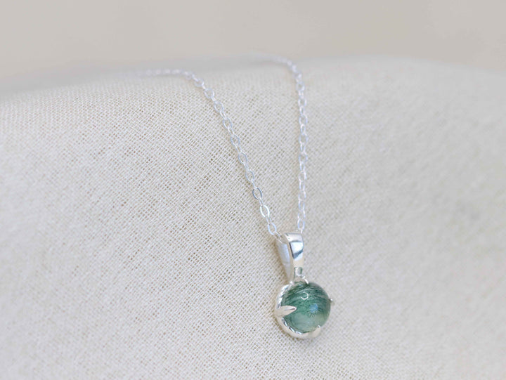 Circe Pendant - Moss Agate