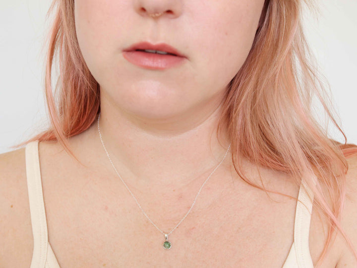 Circe Pendant - Moss Agate