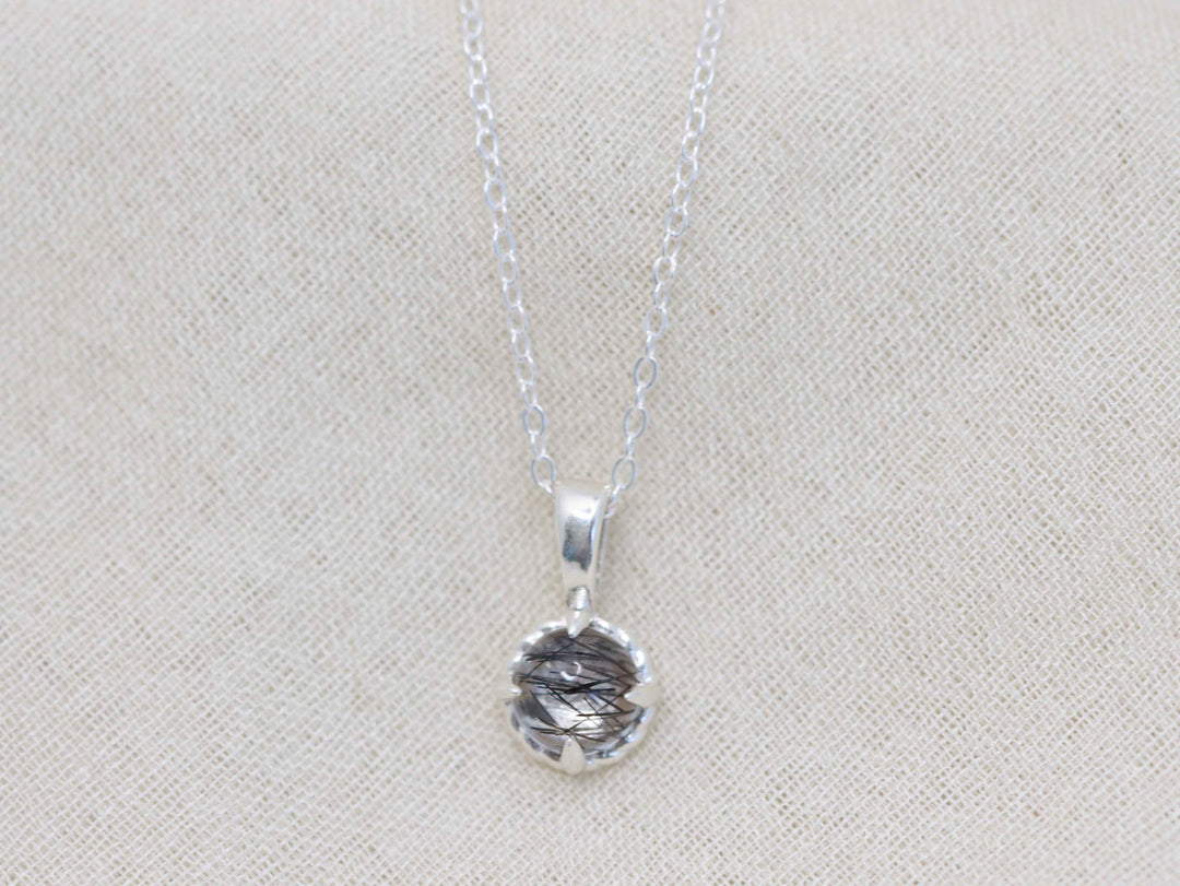 Circe Pendant - Tourmalinated Quartz