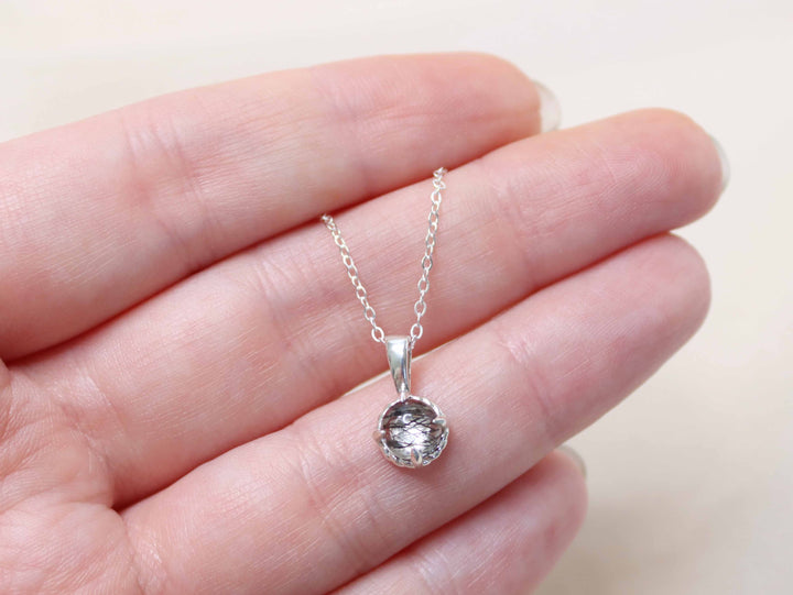 Circe Pendant - Tourmalinated Quartz