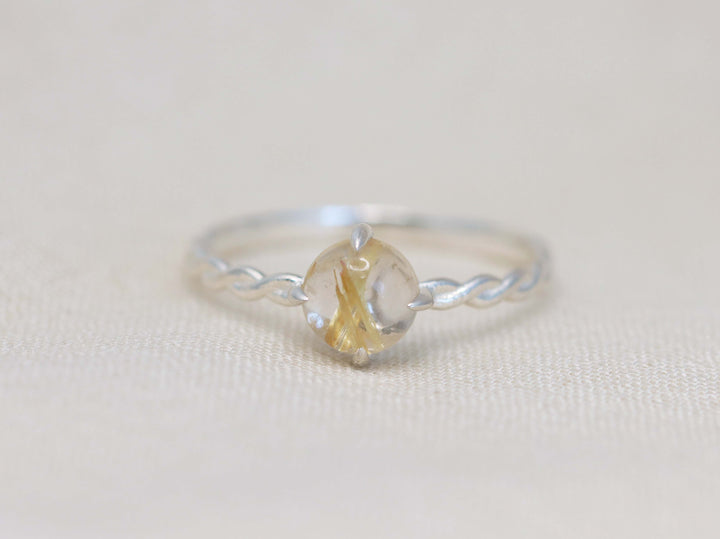 Circe Ring - Golden Rutilated Quartz
