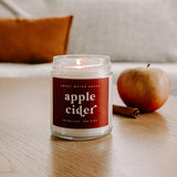 Apple Cider Soy Candle - Clear Jar - 9 oz