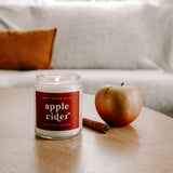 Apple Cider Soy Candle - Clear Jar - 9 oz