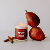 Apple Cider Soy Candle - Clear Jar - 9 oz