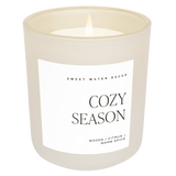 Cozy Season Soy Candle - Tan Matte Jar - 15 oz