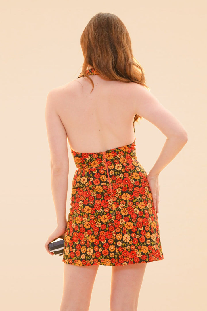 Cecilia Mini-Dress in Marigold