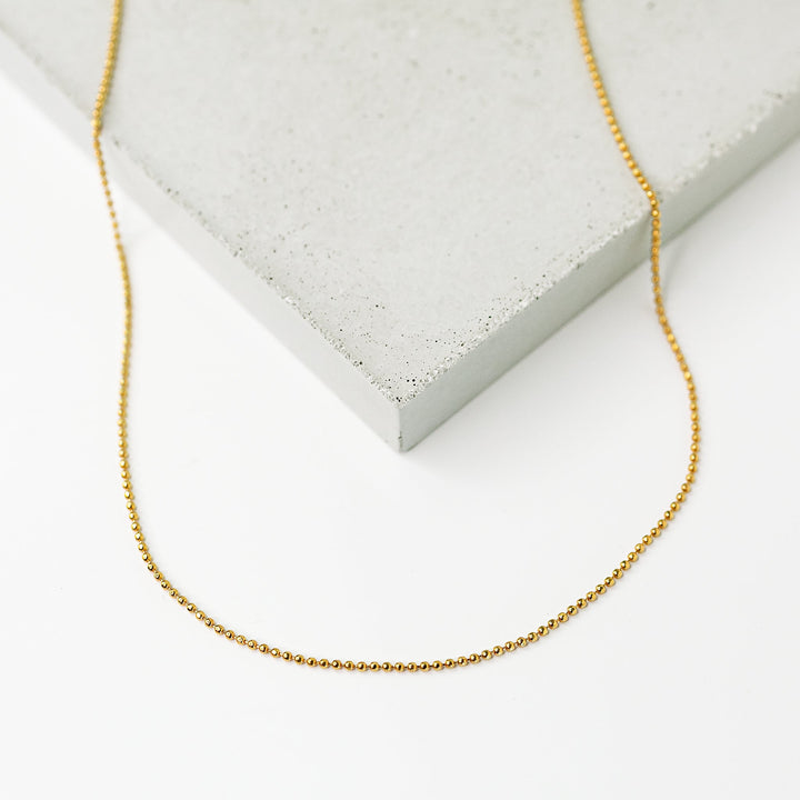 Corsica Diamond Cut Ball Necklace