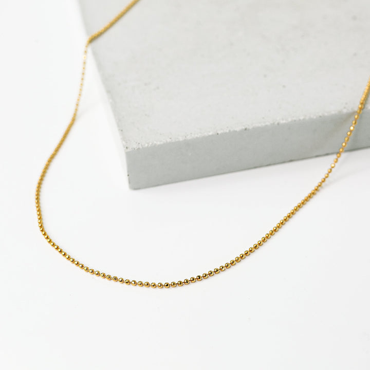 Corsica Diamond Cut Ball Necklace