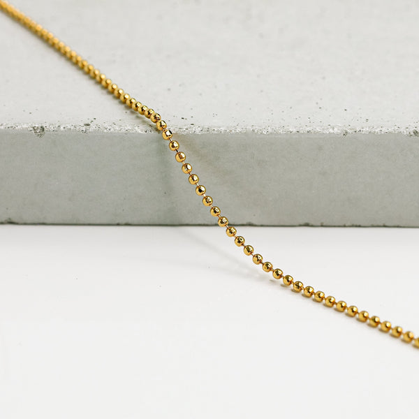 Corsica Diamond Cut Ball Necklace