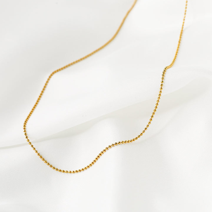 Corsica Diamond Cut Ball Necklace