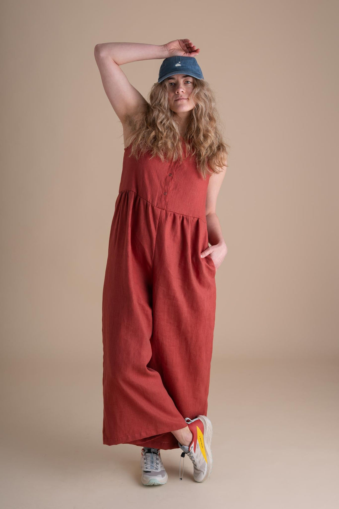 Backyard Jumpsuit (Updated) in Paprika