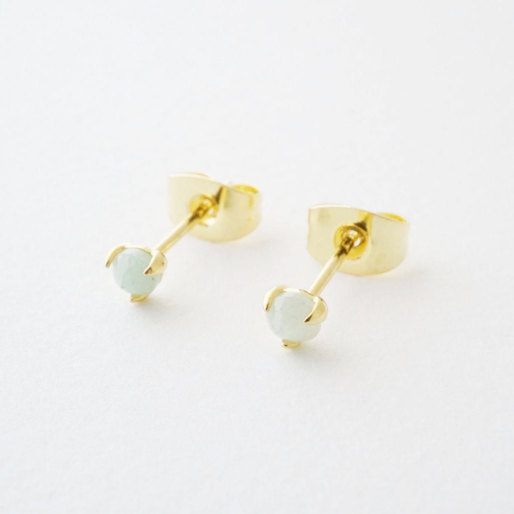 Jade Point Solitaire Studs – Altar PDX