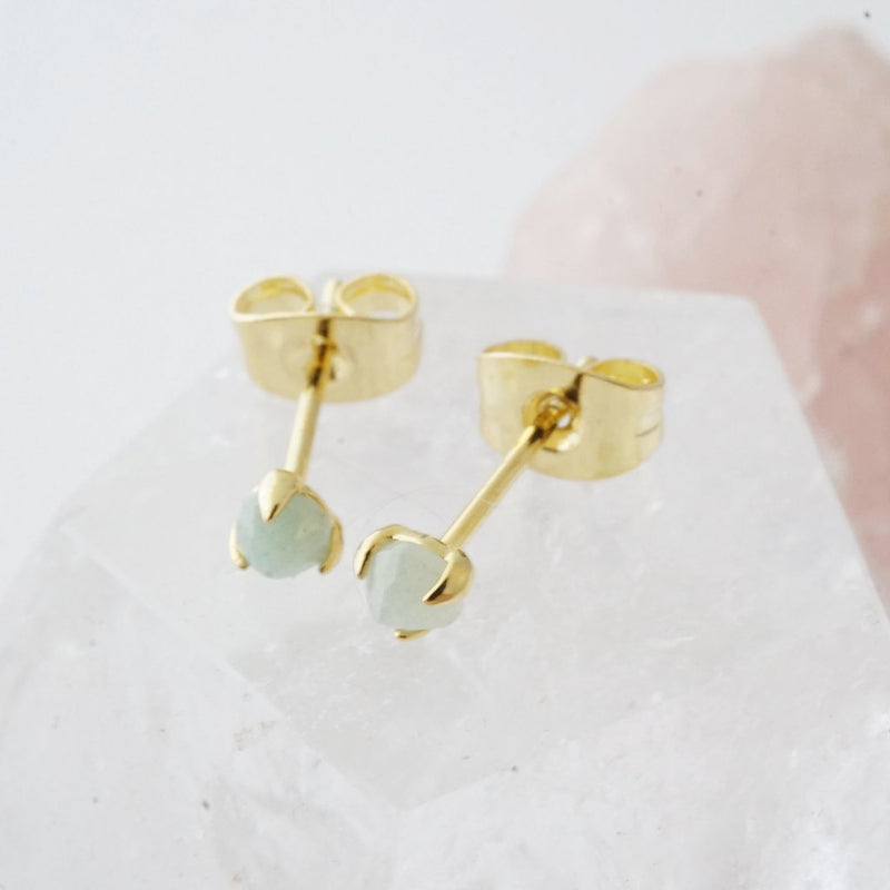 Jade Point Solitaire Studs