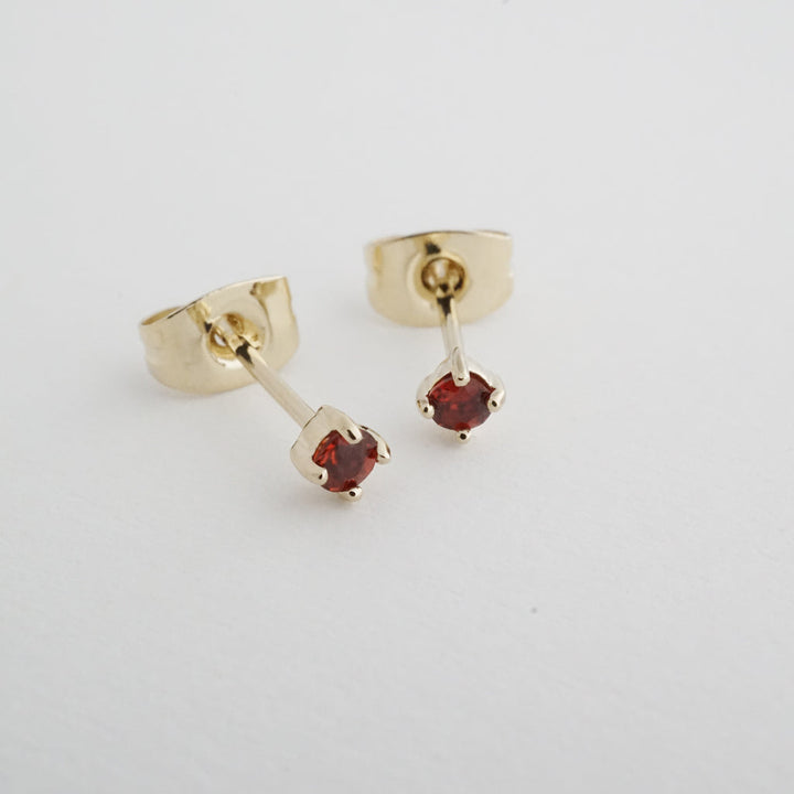 Tiny Birthstone Studs