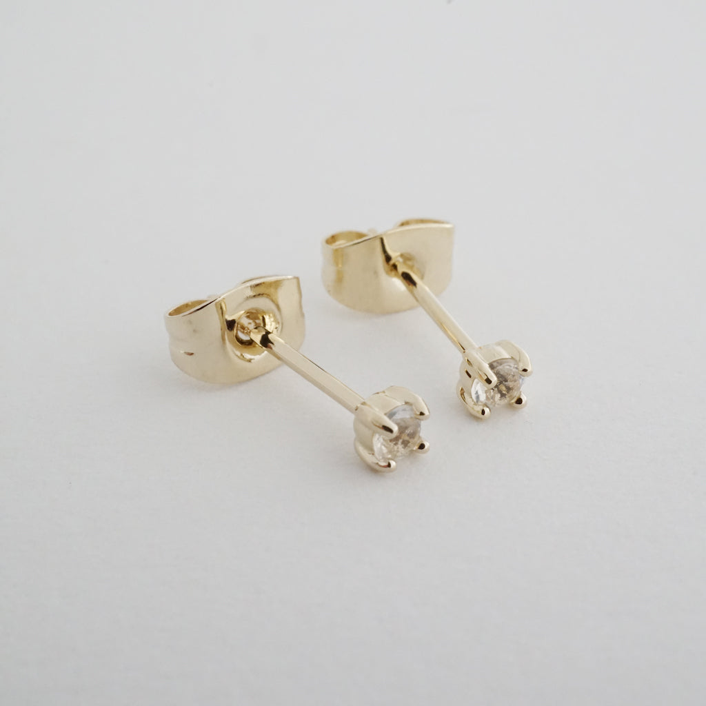 Tiny Birthstone Studs