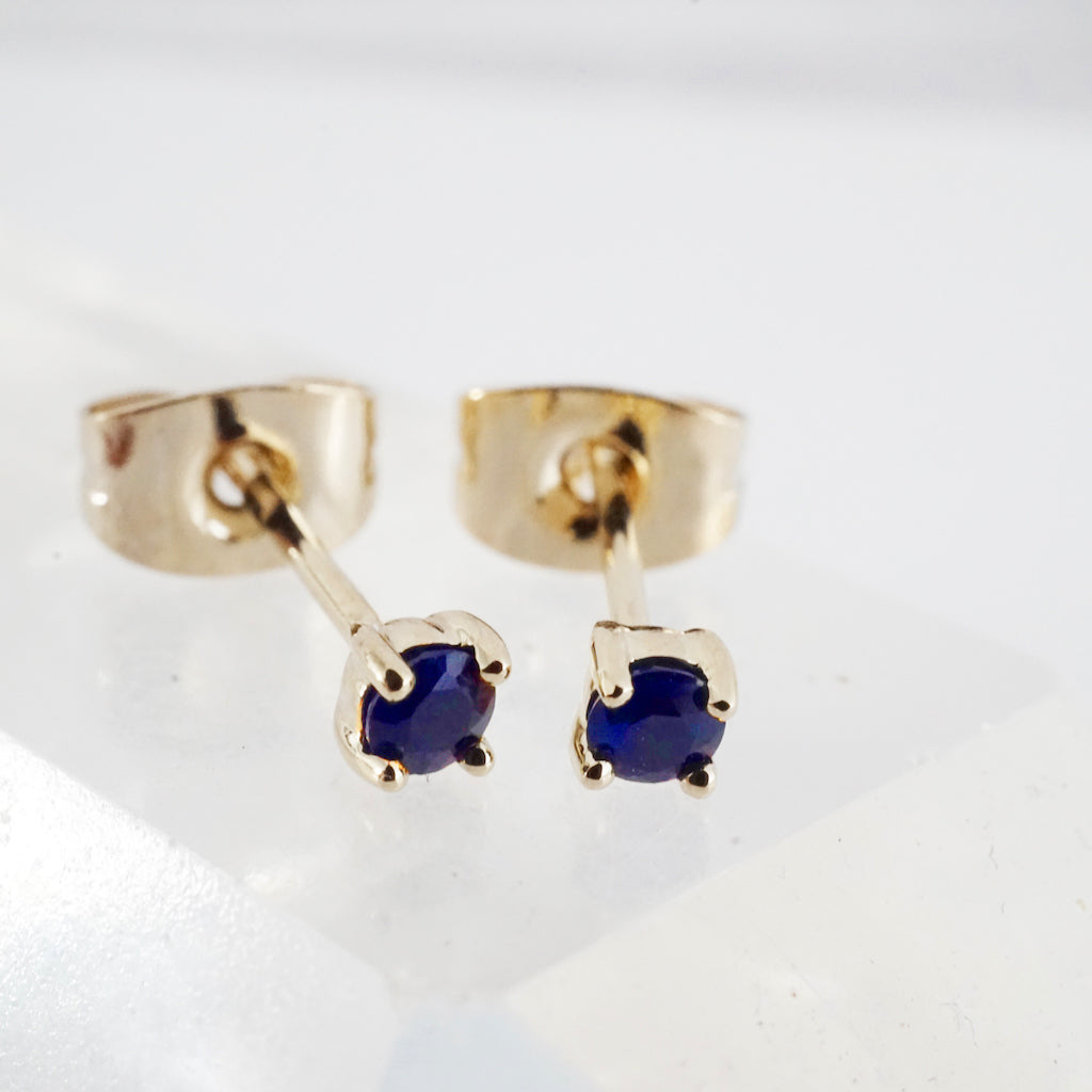Tiny Birthstone Studs