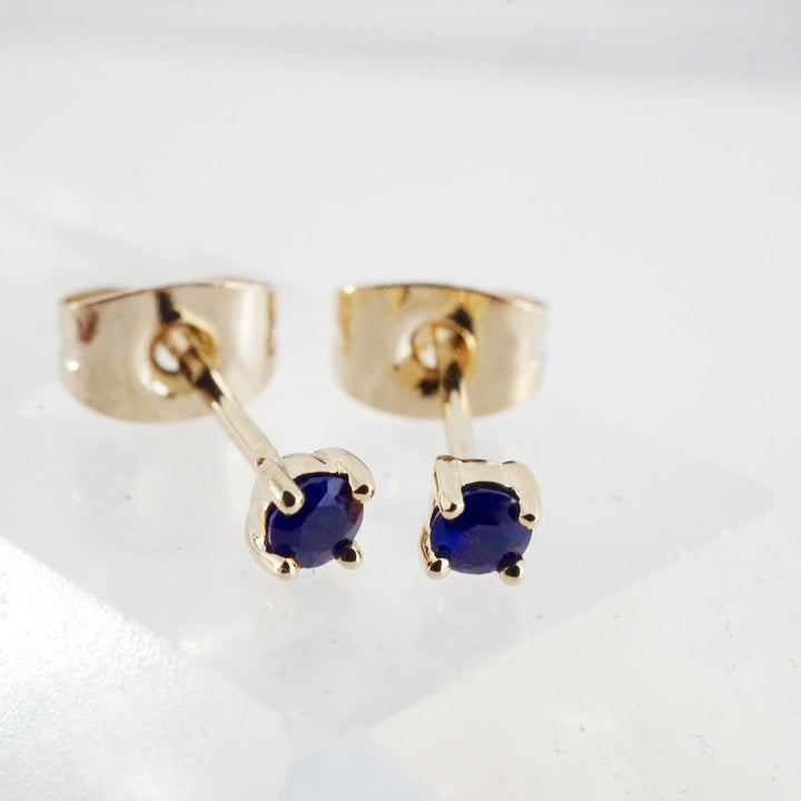 Tiny Birthstone Studs