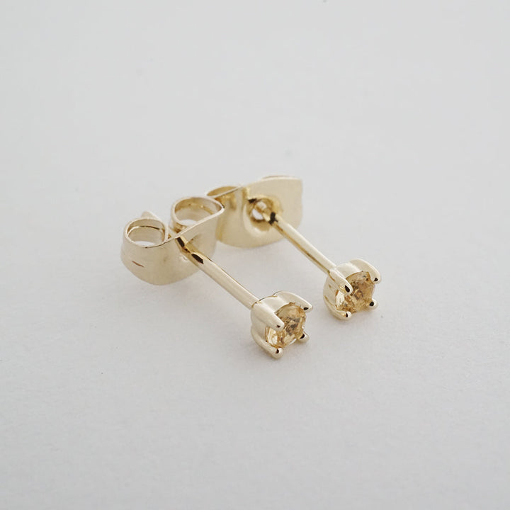 Tiny Birthstone Studs