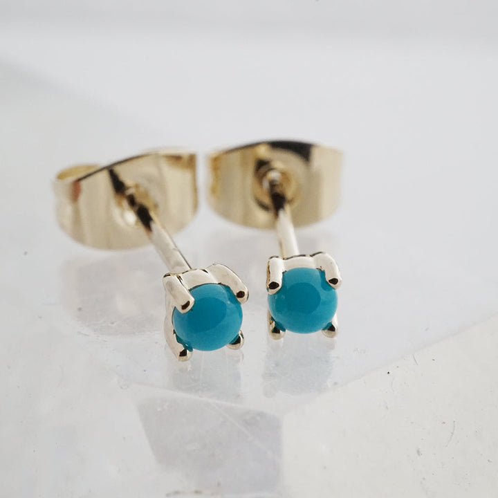 Tiny Birthstone Studs