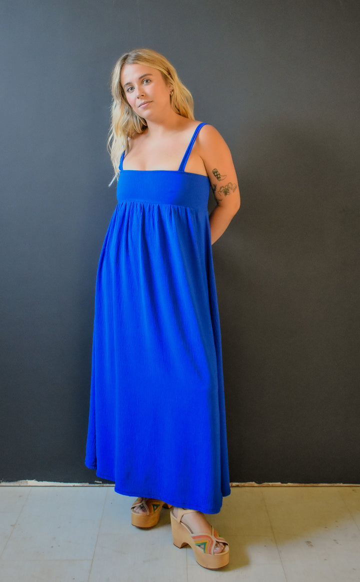 Tulip Dress in Ultra Blue