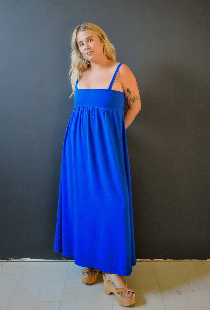 Tulip Dress in Ultra Blue