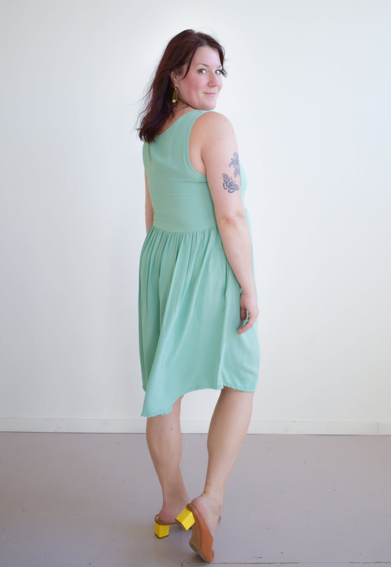 Meredith Dress in Lagoon