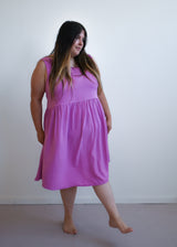 Meredith Dress in Vibrant Orchid