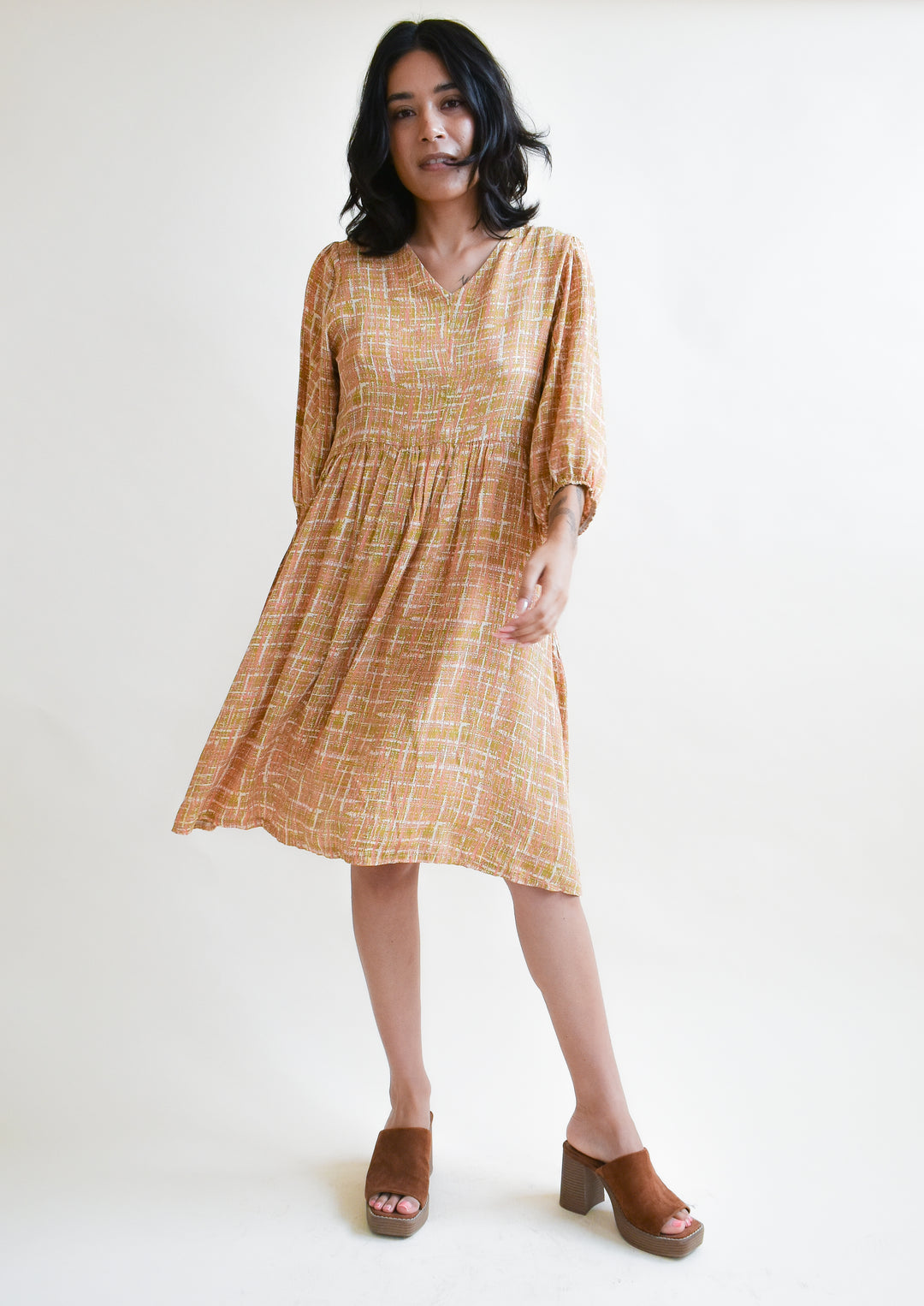 Monique Dress in Tiramisu