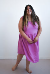 Meredith Dress in Vibrant Orchid