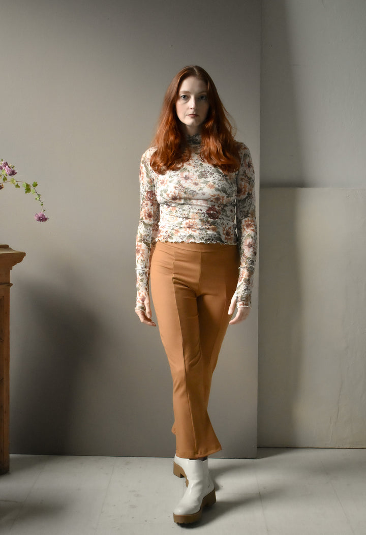 Doppel Pant in Camel Rib